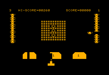 Cosmic Jailbreak game screenshot for Commodore PET